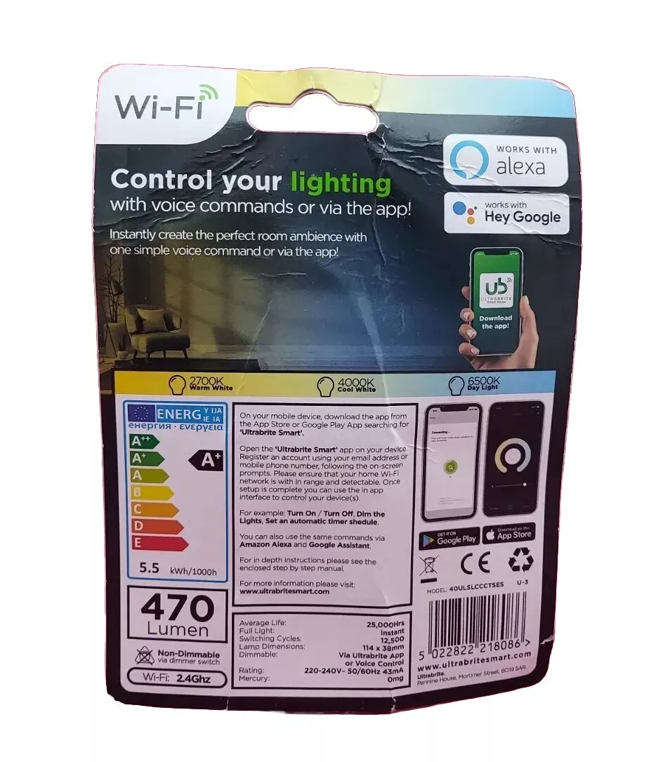Ultrabrite light bulb wifi deals