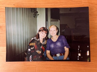 1990s Girlfriends Brunette Blonde Style Fashion Vintage photo
