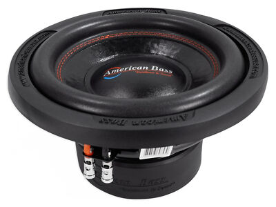 American Bass XD-1022 900w 10'' Car Subwoofer Sub, 2.5'' Voice Coil, 120 Oz Magnet