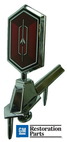 1969-1972 Oldsmoble Cutlass 442 Trunk Ld Emblem wth Hardware