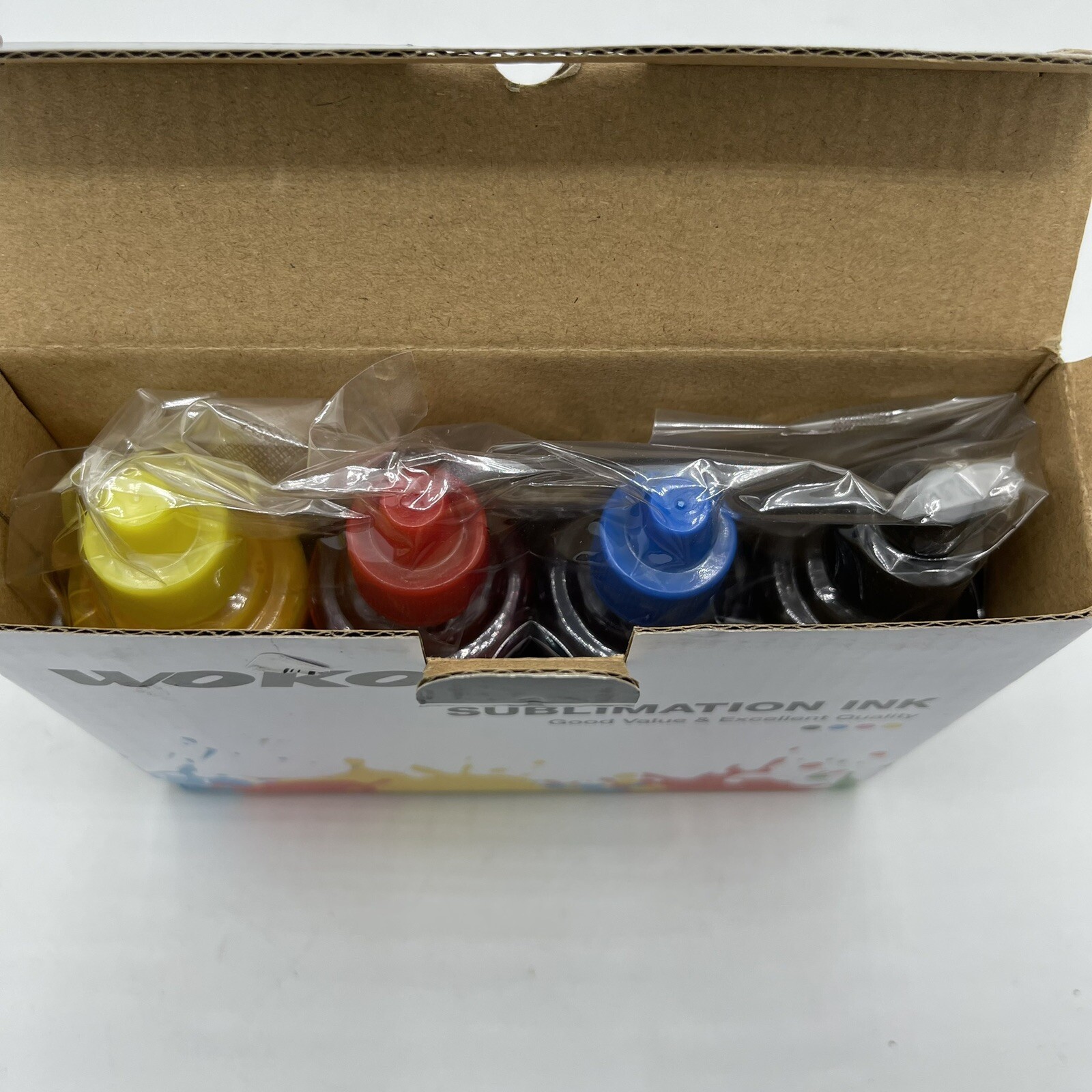 Sublimation Ink Refill 4 Color Pack Inkjet Printers Heat Press Transfer