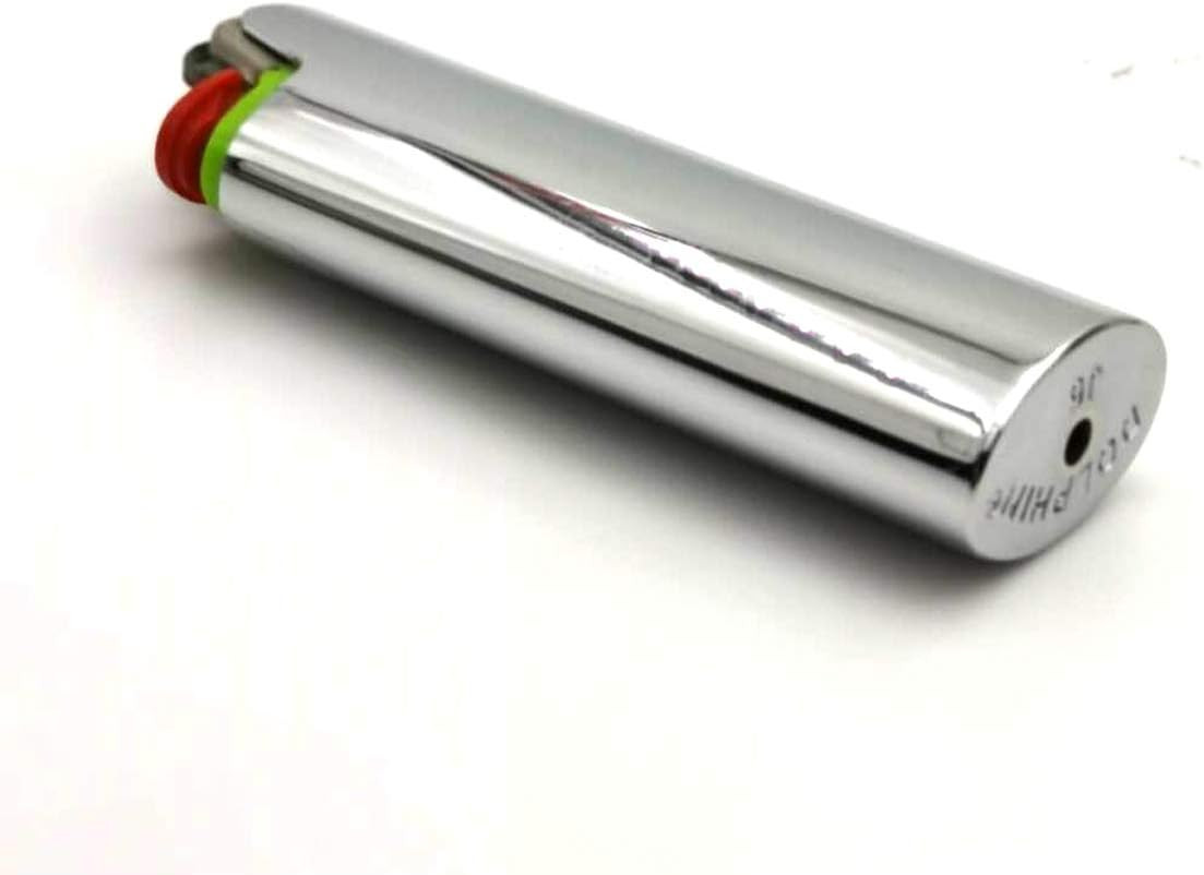 Case Cover Holder Silver Mirror Surface Lighter Sleeve For B