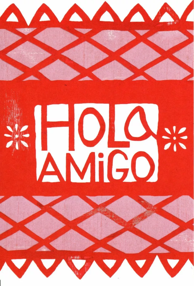 Hola Amigo Christmas Gift Card