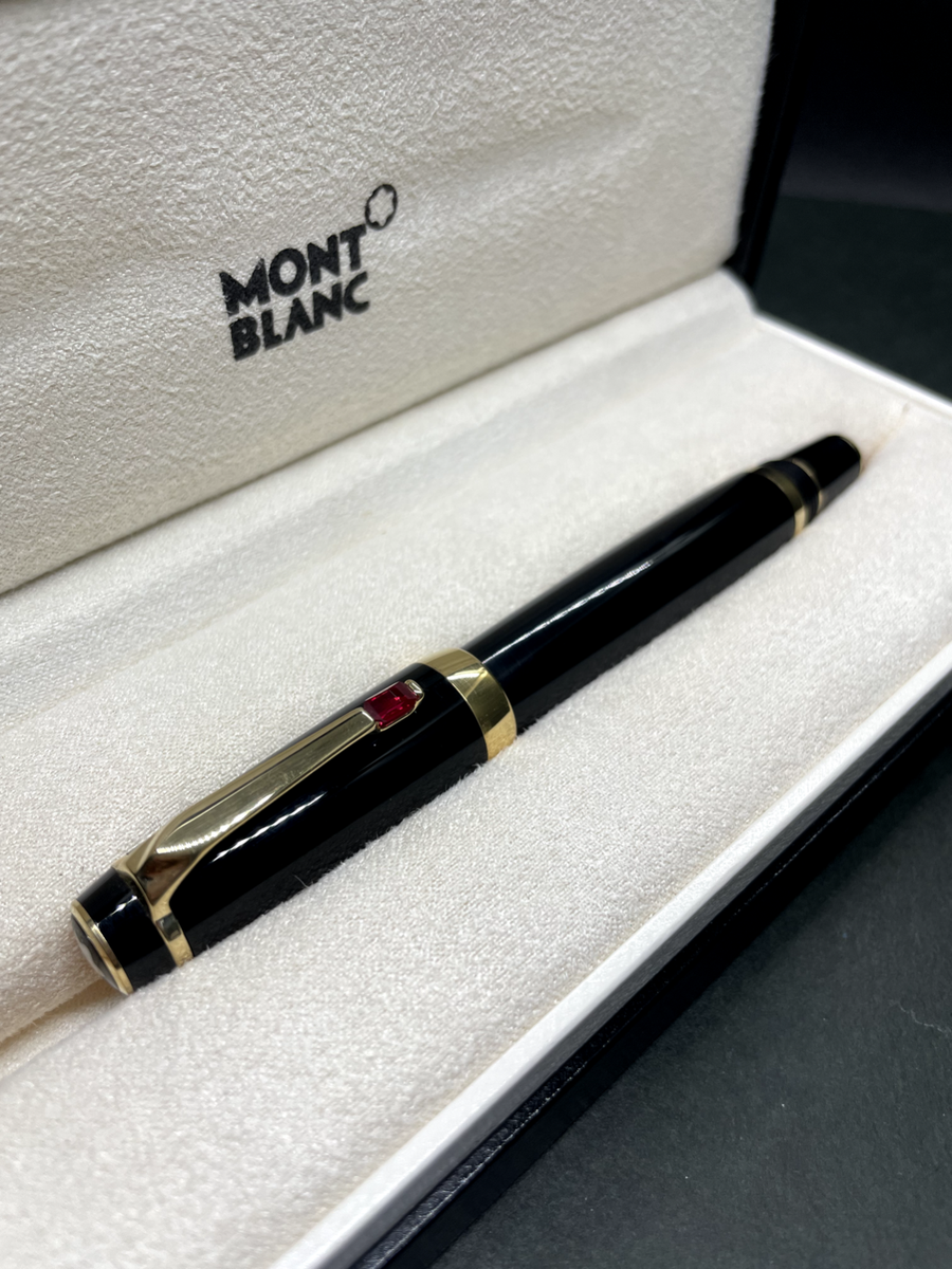 MONTBLANC BOHEME ROUGE Cap-system Red-stone Rollerball Pen with Original BOX