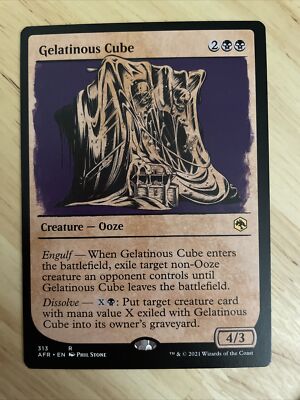 MTG Gelatinous Cube Adventures in the Forgotten Realms 313 Showcase Regular  NM/M | eBay