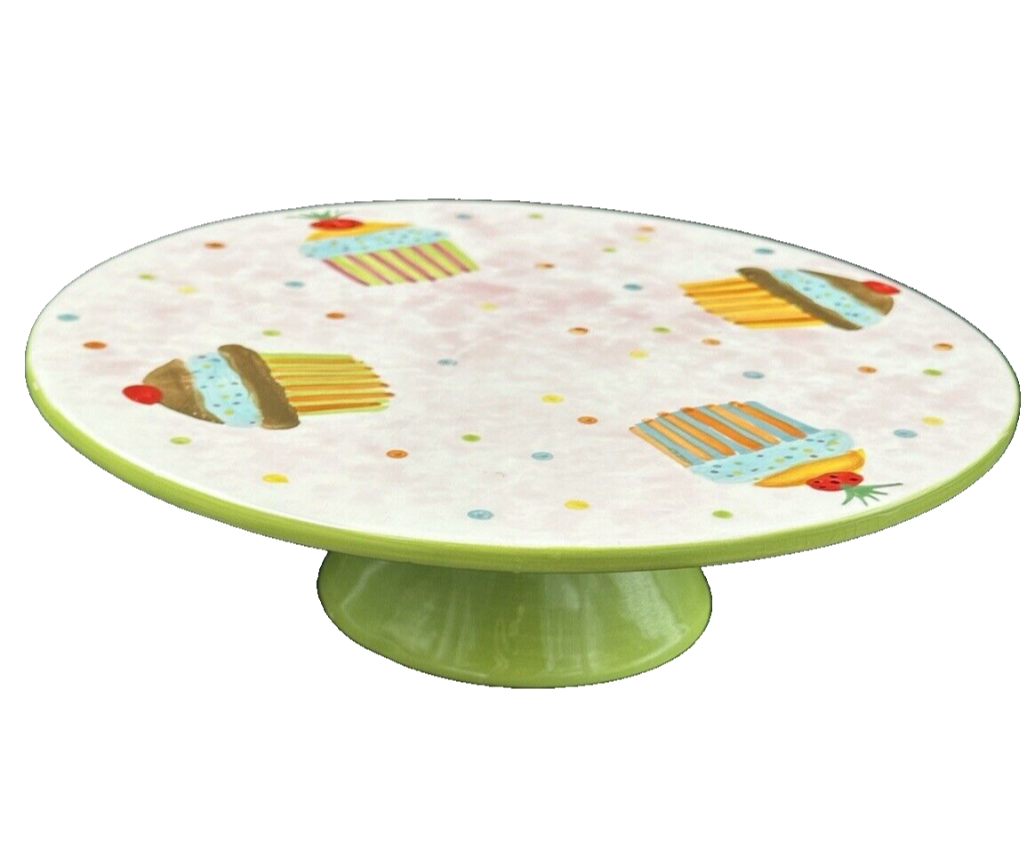 Cupcake Collection by Joy Pedestal Platter for Cupcakes and Cookies-image