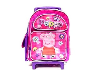 peppa pig rolling backpack