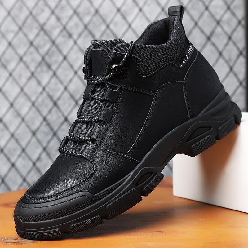 SAOLA Scarpe alte Oxford stringate eleganti a punta inglesi moda tempo libero uomo