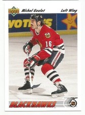 MICHEL GOULET 1991-92 UPPER DECK CARD NM-MT+ CONDITION