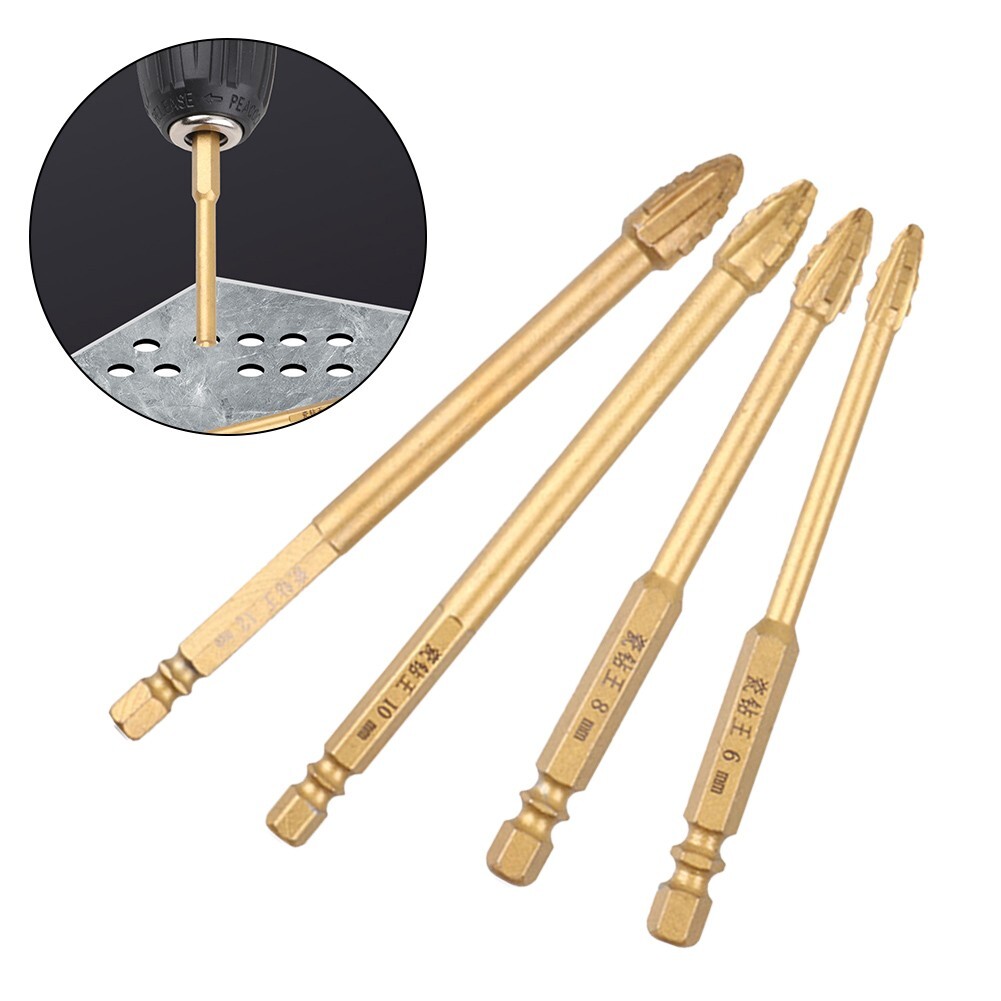 Heavy Duty Hex Shank Drill Bit Set 6-12mm for Tough Jobs