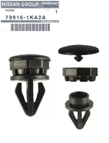 2 Sets Hutablage Clips Für Nissan Juke 2010-2014 | Ersatz Für 799161KA2A | Schwarz Kofferraum Halterung