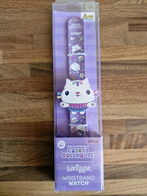 New Girls Smiggles DreamWorks Gabbys Dollhouse Wristband Watch - Dolls House