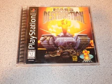 MASS DESTRUCTION (PlayStation 1, PS1) - ASC Games 1997 Tanks **ALL ORIGINAL**