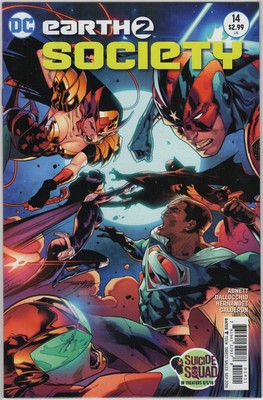 Earth 2 Society 14 DC Comic Book 2015 Rauch Jimenez Wilson 9.6 9.8