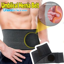 Umbilical Hernia Belt for Men Navel Belly Button Abdominal Binder Support Pad