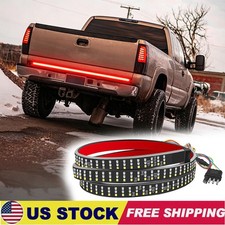 LED Tailgate Light Bar 60" Triple Row 5-Function Strip for Pickup Trailer SUV US