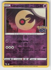 Reverse Holo Lunatone 034/078 Uncommon Pokemon GO Near Mint
