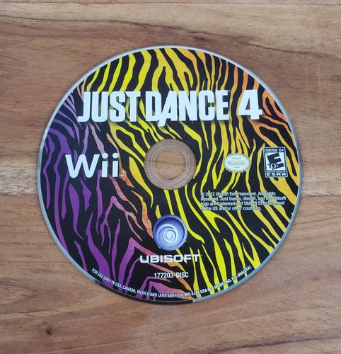 Just Dance 4 NINTENDO WII (DISC ONLY) FREE SHIPPING!!