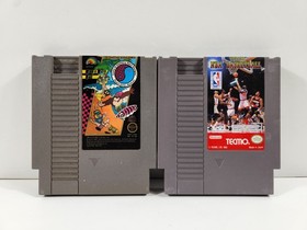 Nintendo NES Game Lot Volleyball 5 Screw Tecmo Bowl Double Dribble Golf Tested