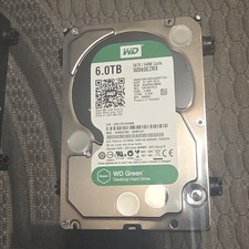 Western Digital Green WD60EZRX 6TB 3.5" SATA 6Gb/s 64MB Internal Hard Drive