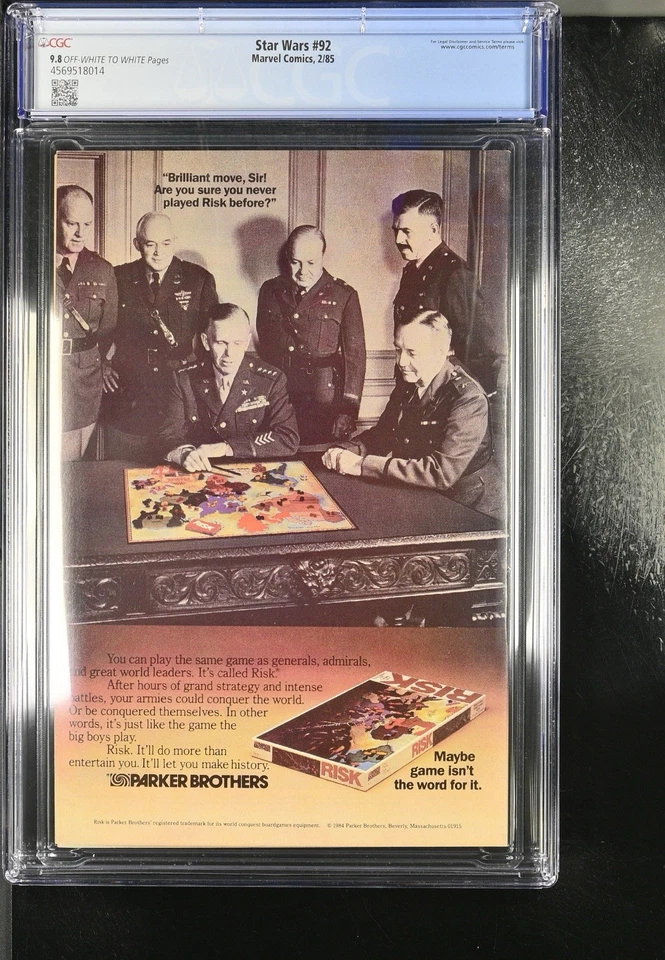 Star Wars 92 CGC 9.8 💎 1st Jan Duursema Cover, Marvel 1985 - Image 2 of 2