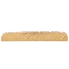 Musiclily 43x3.5x6mm 6 String Slotted Brass Nut For Strat Tele Electric Guitar