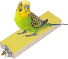 Parrot Wooden Perch Platform Playground Macaw African Greys Budgies Parakeet Coc