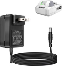 24V Quick Charger Compatible with Snow Joe Sun Joe 24V Lithium Ion Battery, 24VC