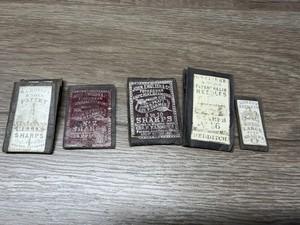 Antique John English & Co Crowley Etc Feckenham England Sewing Needle Packet Lot