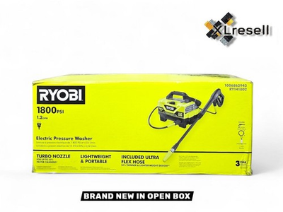 #ad RYOBI RY141802 1800 PSI 1.2 GPM Electric Pressure Washer Cold Water Corded NEW $99.90