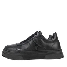 Patrizia Pepe scarpe donna sneaker numero 38 nere pelle scarpe tempo libero sport