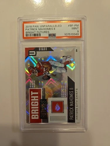 Patrick Mahomes 2018 Unparalleled Bright Futures Psa 9 #bf-pm