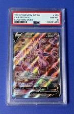2021 Pokémon SWSH FA/Espeon V Evolving Skies #180 PSA 8 NM-MT