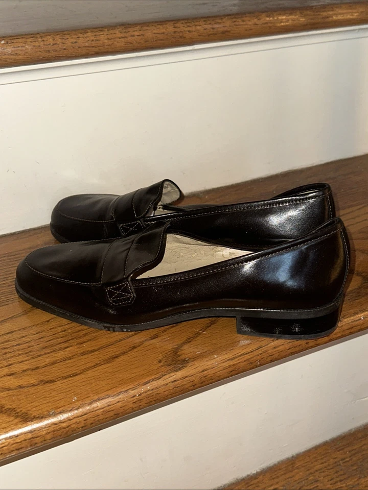 VINTAGE Penny Loafers Easy Spirit Spa PEELING INTERNO Quase Não Usado Tamanho 8.5 ❤️352 - Imagem 3 de 4