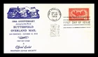 US COVER BUTTERFIELD OVERLAND MAIL 100TH ANNIVERSARY FDC SAN FRANCISCO
