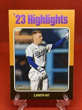 2024 TOPPS HERITAGE FREDDIE FREEMAN HIGHLIGHTS SHORT PRINT BASEBALL CARD #2