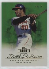 2012 Topps Tribute Green /75 Frank Robinson #69 HOF 04eb