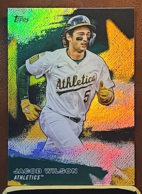 Jacob Wilson 2026 Topps Series 1 Star of MLB Foil SP Oakland A s #SMLB-30
