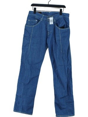 Evisu Herren Jeans W 33 in Blau 100% Baumwolle Straight