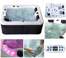 Deluxe Whirlpool Outdoor Aussenwhirlpool Hot Tub Spa Pool Heizung 51 Düsen