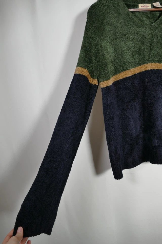 Suéter Fiorlini International Para Hombres Bloque de Color Talla XL Suave Heritage Grandpacore Foto 2 de 4