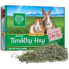 High Fiber Natural Hay for Rabbits, Guinea Pigs, 12 lb