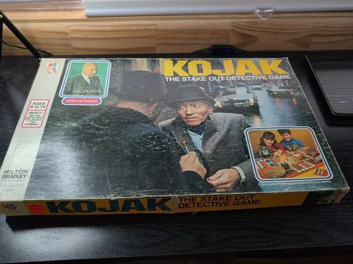 VINTAGE Kojak Stake Out Milton Bradley Game 1975