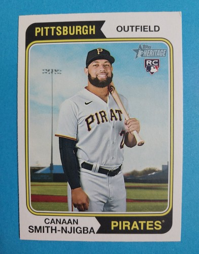 2023 Topps Heritage #312 Canaan Smith-Njigba | Baseball Card