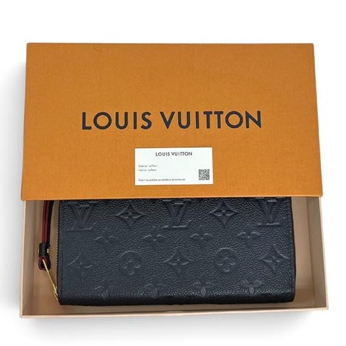 Louis Vuitton Zippy Wallet Empreinte Marine Rouge Dark Navy M62121 364329