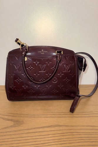 Louis Vuitton Brea NM PM Amarante Monogram Vernis Bag - Picture 1 of 6