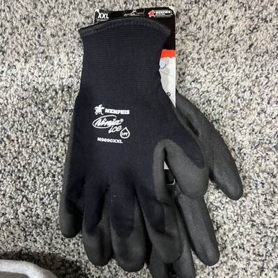 XXL Ninja Ice Insulated Cold Weather Warm Winter Safety Palm Coated Gloves