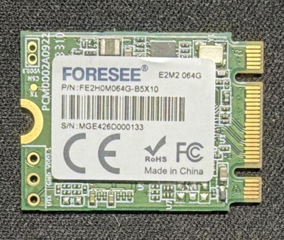 Foresee E2M2 064G 64GB mSATA Internal SSD FE2H0M064G-B5X10 from steamdeck