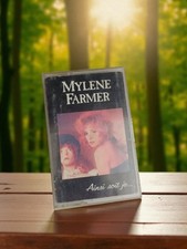 Cassette audio vintage Mylène Farmer Ainsi soit je K7 ancienne collection musiqu