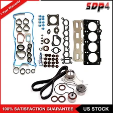 Fits Dodge Caravan 2003-2007 2.4L Head Gasket Set Timing Belt Kit Water Pump